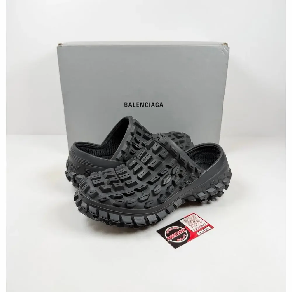 Size 9.5US - Balenciaga Defender Rubber Clog